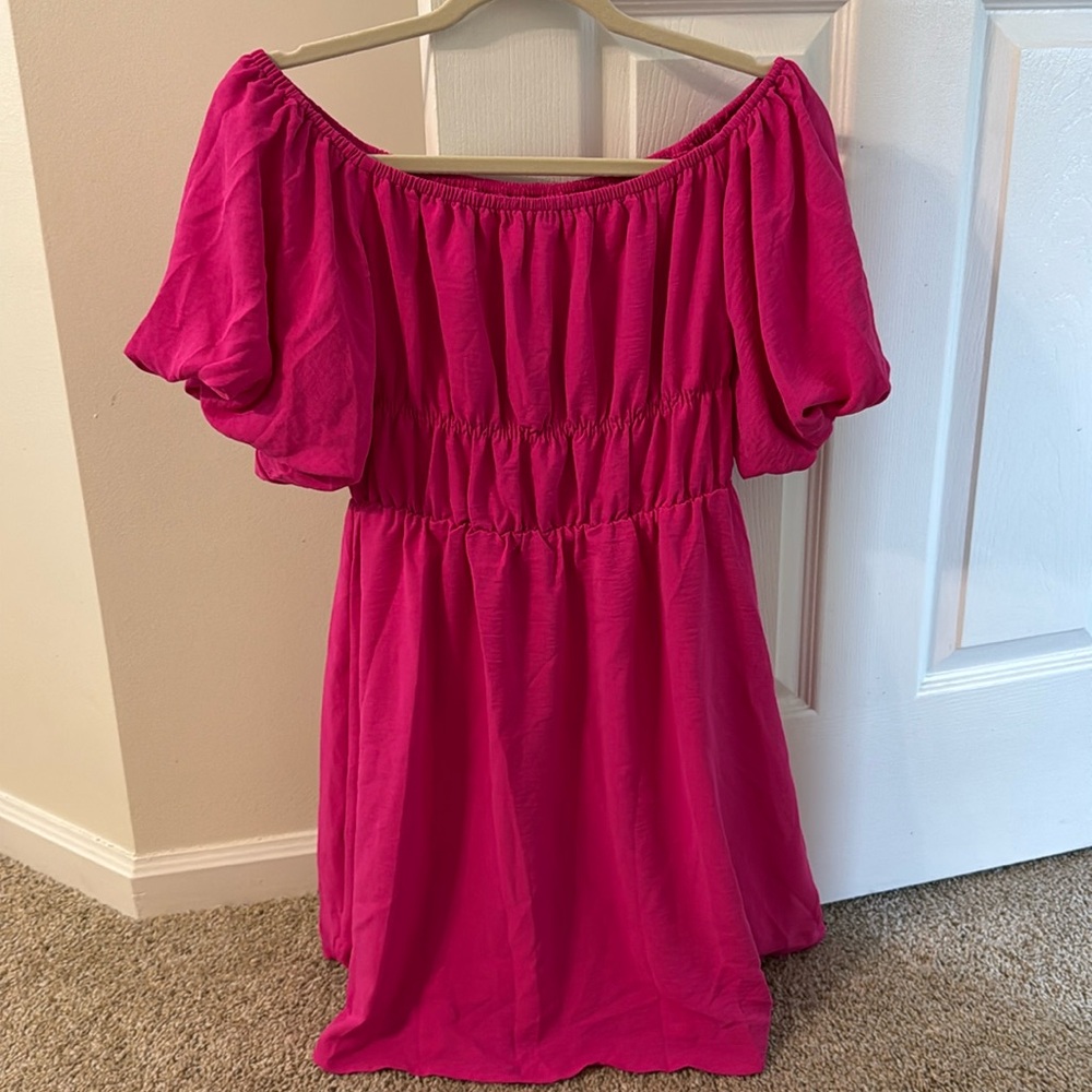 Off the shoulder dress